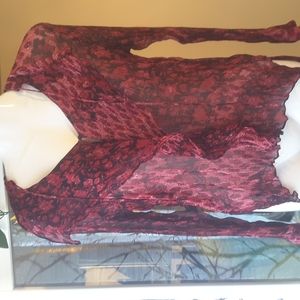 Lucky Brand sheer top